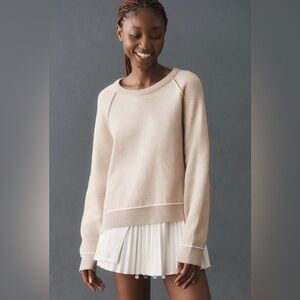 Anthropologie The Oaklyn Cozy Crew-Neck Sweatshirt by Pilcro